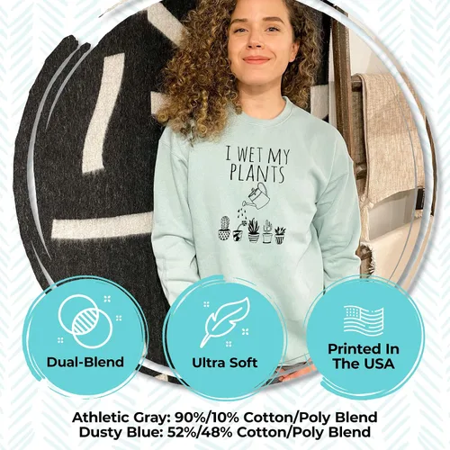 Vista 2 de Long Sleeve Unisex/Men's Sweatshirt, Unisex Graphic Sweatshirt, Shirts with Sayings