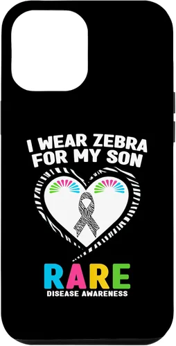 Vista 26 de I Wear Zebra for My Son Rare Disease Awareness Day 2026 Case for iPhone 17