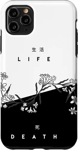 Vista 13 de Life Death Flowers - Funda de regalo japonesa minimalista con luz oscura para iPhone 17