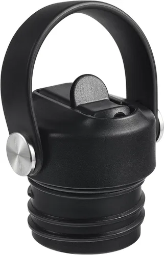Vista 7 de Tapa de popote compatible con botella de agua de boca estándar de 24 onzas y 21 onzas, tapas con popote para botellas de agua Hydroflask, parte