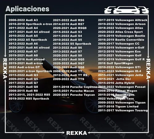 Vista 3 de Rexka 15 piezas T25 Fender Liner Splash Shield Cubierta de parachoques Tornillo Torx Autoperforante Compatible con N90974701 Volkswagon Audi Porsche