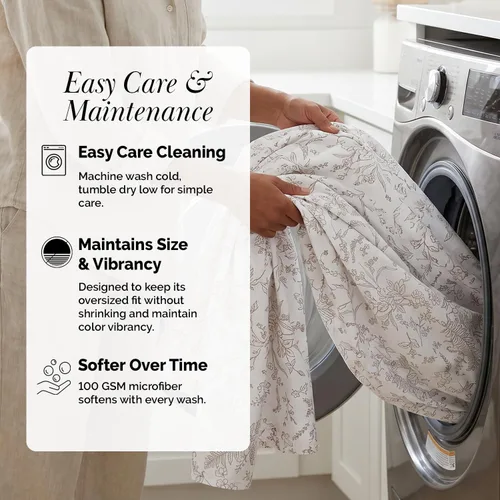 Vista 8 de Southshore Fine Living, Inc. Colección Winter Brush, juego de sábanas de 3 piezas para cama individual, sábana bajera con bolsillo profundo de 14