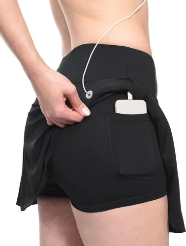 Vista 2 de BALEAF Women's Athletic Golf Skirt Tennis Skort Pleated with Pockets