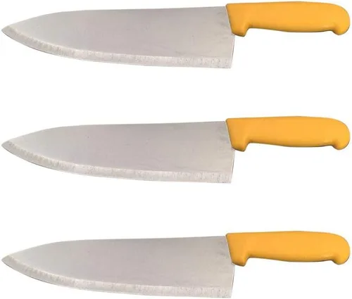 Vista 10 de Cuchillo de chef de 10 pulgadas, elige tu color, cubiertos de cocina comercial Razor Sharp - Cuchillos de cocina