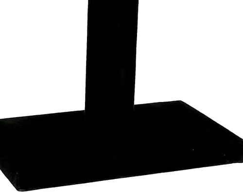Vista 6 de Comelyjewel Juego de 2 joyas con barra en T de terciopelo negro de 1 fila, organizador de accesorios para espectáculos de eventos, soporte