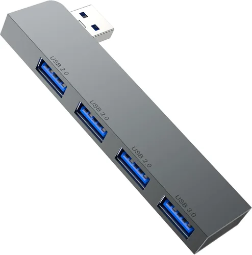 Vista 11 de Paquete de 2 Concentradores USB, Fidioto Concentrador USB de 4 Puertos (1 * Hub 3.0, 3 * Hub 2.0), Concentradores de Red para Laptop, iMac Pro