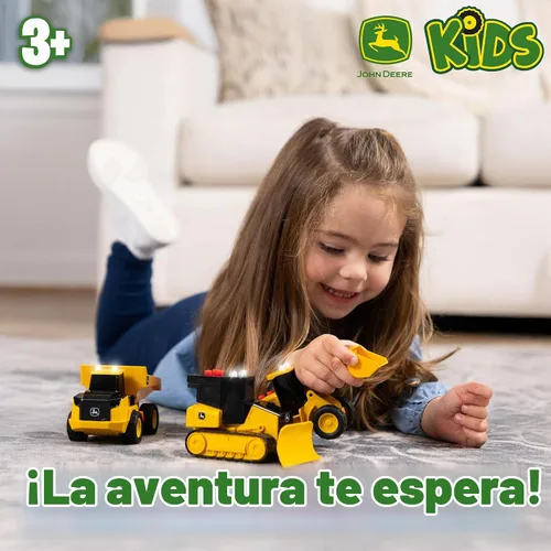 Vista 4 de John Deere Juego de 3 luces realistas y sonido de 5 pulgadas de vehículos de construcción agrícola