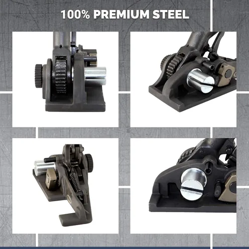 Vista 6 de IDL Packaging Tensor de Flejado de Acero S-300 para Flejes de hasta 1 1/4" de Ancho - Tensor de Molinete de Servicio Pesado que Proporciona Alta