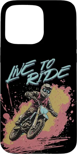 Vista 31 de Live to Ride Dirt Bike Motocross Racing Motorcycle Riding Case for iPhone 16