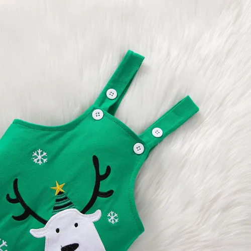 Vista 7 de VINUOKER Ropa de Navidad para bebé, conjuntos de ropa de Navidad para Año Nuevo, 3 piezas, conjuntos de ropa infantil
