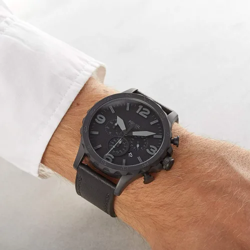 Vista 2 de Fossil Reloj cronógrafo Nate JR1354 para hombre, Cronógrafo