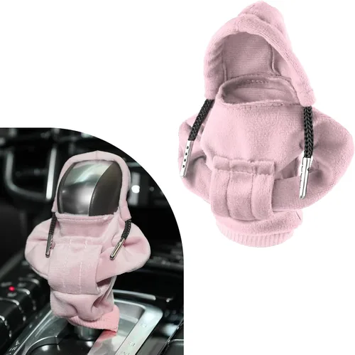 Vista 11 de Ziciner Funda para palanca de cambios de coche, diseño de suéter a la moda, protector de cambios suave universal, accesorios de decoración