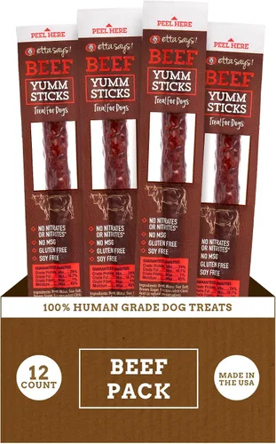 Vista 15 de etta says! Yumm Sticks, paquete variado de golosinas de carne seca