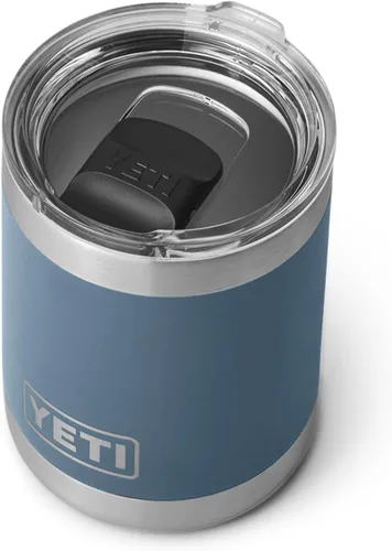 Vista 11 de Yeti Rambler Vaso corto de 10 onzas con aislamiento térmico al vacío, de acero inoxidable, con tapa MagSlider Rosa arenisca.