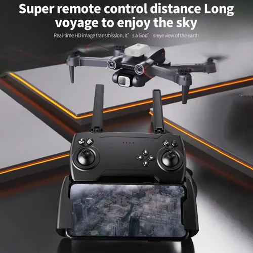 Vista 5 de GoolRC Dron a control remoto, 4K HD doble cámara RC Quadcopter, Drone ESC con función de control de gestos de trayectoria vuelo rollo de 360 grados