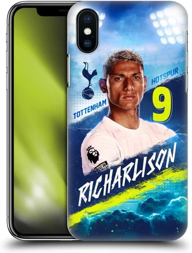 Vista 8 de Head Case Designs Tottenham Hotspur F.C. Cristian Romero 2023/24 First Team - Carcasa rígida compatible con Apple iPhone X/iPhone Xs