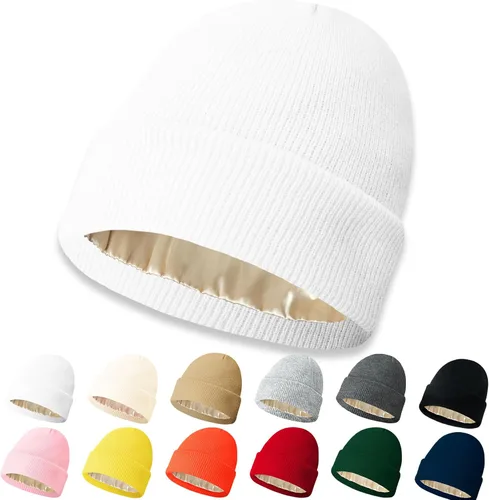 Vista 12 de NPQQUAN Beanie for Men Women Winter Hats for Mens Beanie Cuffed Knit Beanies Skull Cap