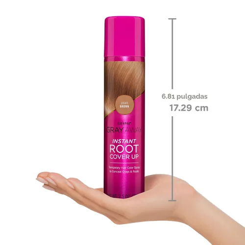 Vista 6 de EVERPRO Gray Away - Spray instantáneo para cubrir raíces, 2.5 onzas, marrón claro