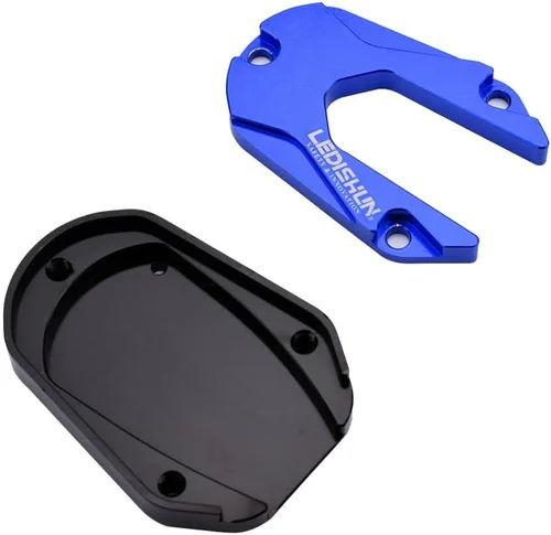 Vista 8 de Soporte de soporte lateral para motocicleta, soporte de placa ampliadora compatible con Honda Rebel 500 300 (2017-2024) (azul)