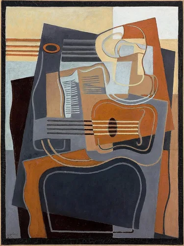 Vista 10 de ART Wall Giclee Print Le Gueridon, 1922 (Oil on Canvas) on Black Frame by Juan Gris, 12x16 Marco negro