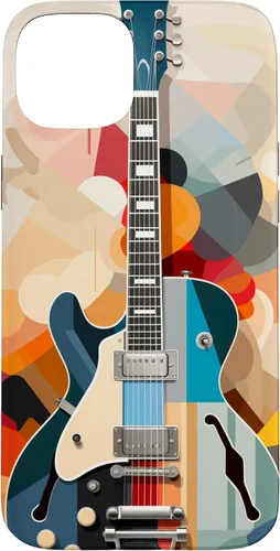 Vista 9 de Electric Guitar Abstract Art Cover Phone Case for iPhone 17