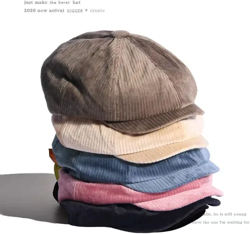 Vista 4 de YTGDCXS Retro British Casual Newsboy hat Fisherman hat Fashion Beret hat Suitable for Autumn and Winter