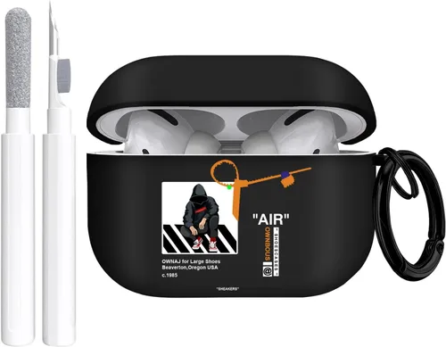 Vista 14 de Gedicht Funda para Airpods Pro, lindo diseño de fútbol de TPU suave fundas para Airpods Pro 1ª generación, a prueba de golpes para Airpods Pro 2019