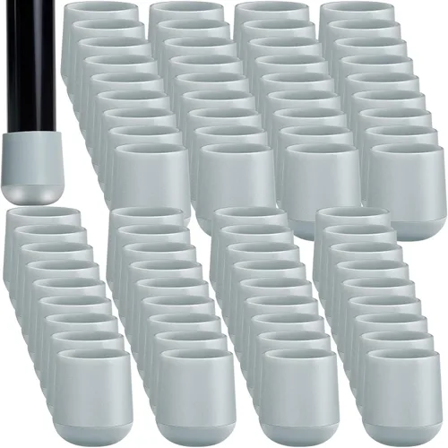 Vista 8 de Jetec Tapas plegables para patas de silla de 7/8 pulgadas, tapas de plástico resistentes para patas de silla, tapas de goma que no dañan las patas