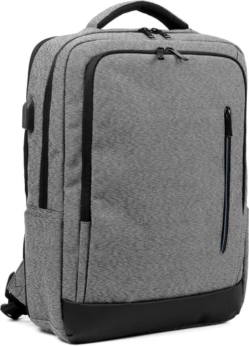 Vista 2 de Tanka Pilgrim Laptop Backpack. Professional Business Commuter Bag for Office Work. TSA Airline Travel Underseat Personal Carry On. USB Charging
