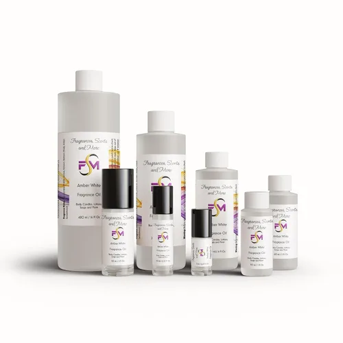 Vista 5 de Aceite de perfume/cuerpo blanco ámbar (7 tamaños) - (botella de plástico de 1 oz (1.0 fl oz))