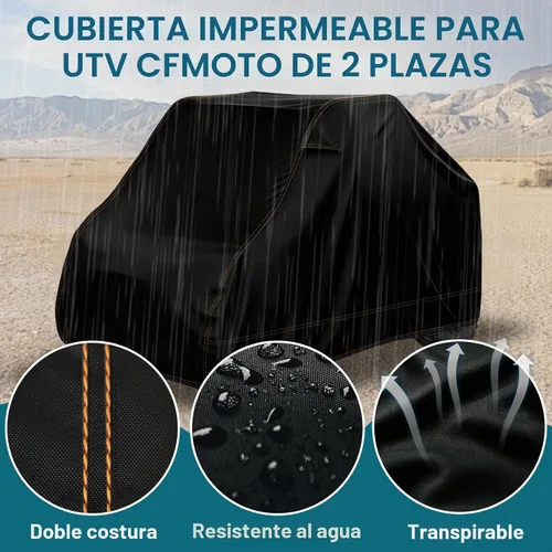 Vista 4 de CFMOTO Cubierta para UTV de Alta Resistencia Protección Todo Clima Impermeable para CFMOTO Uforce Zforce 500 600 800 950 1000 U6 U10 Z10 Protector