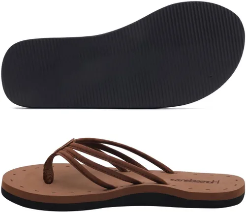 Vista 6 de Harssidanzar KL221US - Sandalias de playa para mujer, ligeras, cómodas, con soporte para el arco