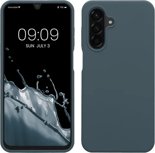 Vista 184 de kwmobile Funda Compatible con Samsung Galaxy A14 5G - Funda de teléfono de TPU y silicona con acabado suave - Verde Lima