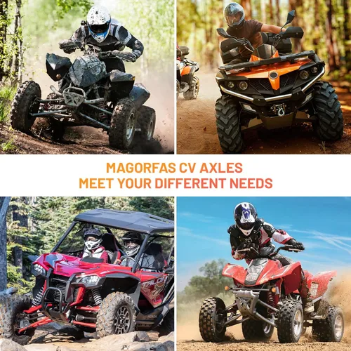 Vista 6 de Eje delantero izquierdo/derecho CV para Can-Am Defender/MAX/XT-/XT/DPS HD5 HD8 HD9 HD10 2016 2017 2018 2019 2020 2021 2022 2023; eje de transmisión