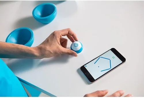 Vista 2 de Sphero Mini (Azul) - Bola de Robot de Codificación - Codificación Educativa y Juegos para Niños y Adolescentes - Conectividad Bluetooth