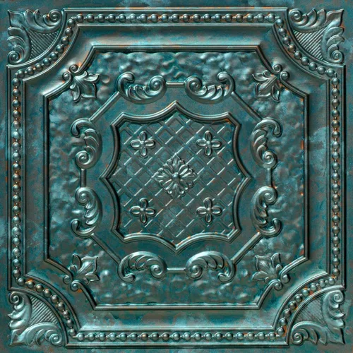 Vista 41 de DCT04 Elizabelthan Shield - Azulejo de techo de PVC de 2 x 2 pies (cubiertas / 200 pies cuadrados), gris pardo antiguo, 50 piezas Antique taupe