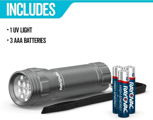 Vista 7 de Rayovac Value Linterna con mango de silicona de gel, luz LED brillante