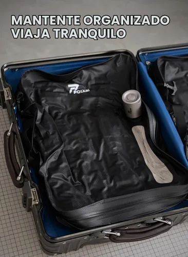 Vista 7 de Bolsas de vacío para viajes con bomba inalámbrica, cremallera abierta de 180°, impermeable IP67, bolsas de compresión reutilizables que ahorran