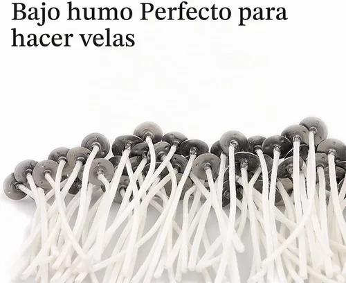 Vista 6 de EricX Light 100 mechas para velas, núcleo de algodón preencerado de 3.5 pulgadas para hacer velas