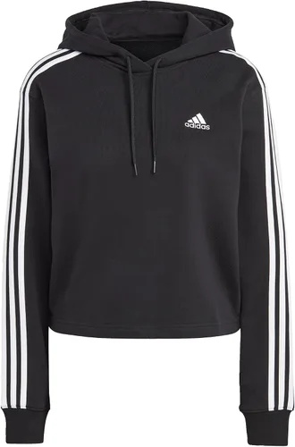 Vista 9 de adidas Sudadera con capucha de rizo francés de 3 rayas Essentials para mujer
