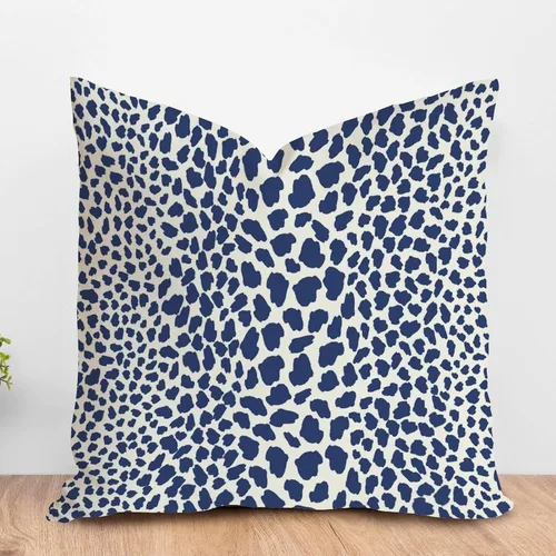 Vista 82 de ArogGeld Funda de cojín con flores verdes y blancas con flores grises y negras y hojas verdes en estilo chinoiserie, funda de almohada cuadrada