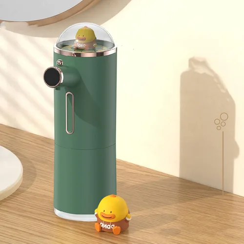 Vista 7 de Dispensador automático de jabón espumoso, dispensador de desinfectante de manos sin contacto, dispensador eléctrico de jabón para platos con sensor
