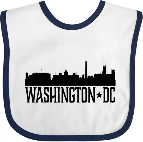 Vista 19 de inktastic Washington DC Skyline Cities Baby Bib