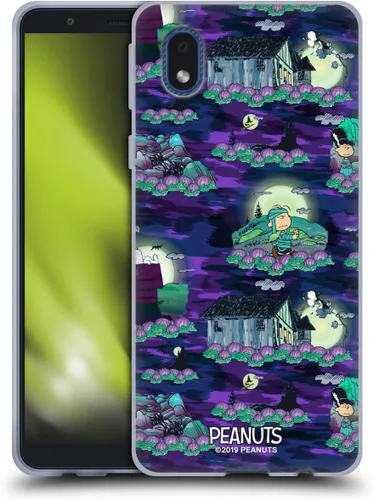 Vista 99 de Head Case Designs Funda de gel Spooktacular con licencia oficial de Peanuts Linus y Snoopy [protección de grado militar] compatible con Google Pixel