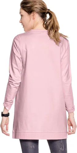 Vista 3 de Ellos Sudadera tipo túnica Love de talla grande para mujer