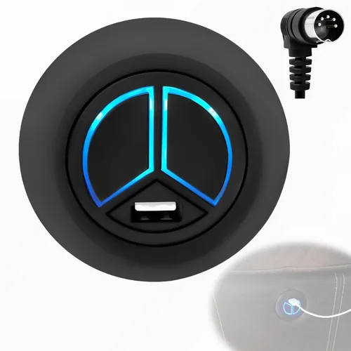 Vista 11 de Interruptor reclinable eléctrico de repuesto con puertos USB duales, 2 botones, control de mano redondo de 5 pines, control remoto reclinable