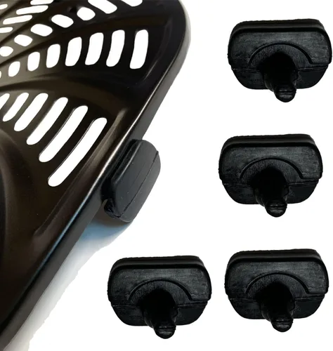 Vista 5 de ALJ Protector de bandeja para freidora de aire, paquete de 4 protectores de silicona, antideslizante, resistente a los arañazos, se adapta a 7QT