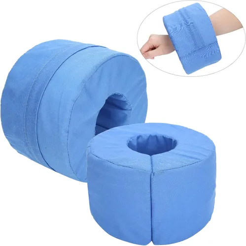 Vista 6 de 2 almohadillas para el talón para el talón antiescara, lavable de espuma suave, almohadilla de elevación para el resto de manos para pacientes