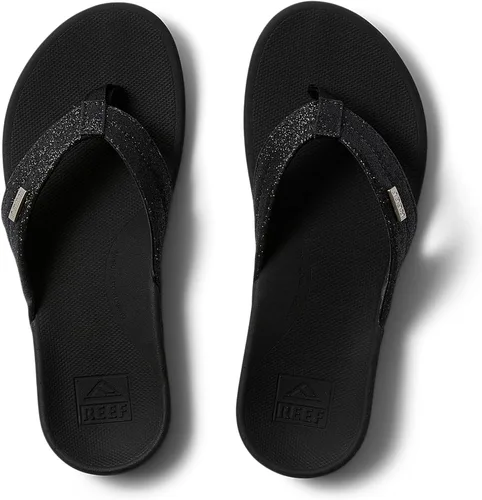 Vista 5 de REEF Ortho-Spring - Chanclas para mujer, soporte de arco y plantilla acolchada suave, Marrón