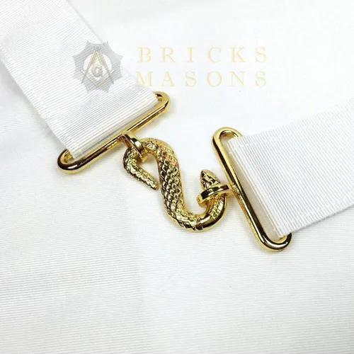Vista 3 de Bricks Masons Companion Royal Arch English Regulation Delantal - Rojo y Azul